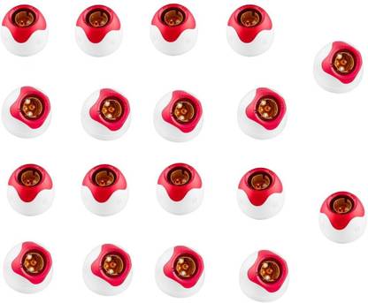 JELECTRICALS Angle and Batten Star Fancy Bulb Holder - pack of 18 Brass Light Socket