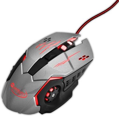 QUANTUM QHM 286G, 3200 DPI Wired USB Gaming Mouse with Programmable Keys Wired Optical  Gaming Mouse