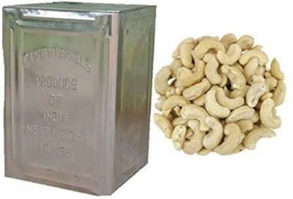 indostore99 Cashew Tin Container, Pattern : Plain 10 Kg Cashews