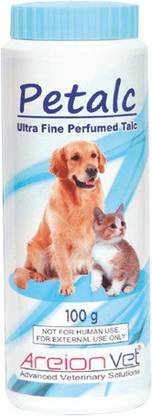 Arionvet Petalc Ultra fine Perfumed Talc for Dogs and Cats also used in wound Pet Spa Kit