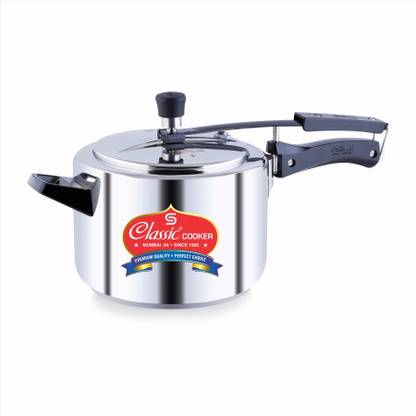 Classic Steels Induction Bottom Inner Lid Pressure Cooker 3 L Inner Lid Induction Bottom Pressure Cooker