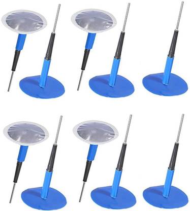 GADGET DEALS Mushroom Plug Patch Tubeless Tire Tyre Puncture Repair Wired 9mm Pack of 10 Tubeless Tyre Puncture Repair Kit