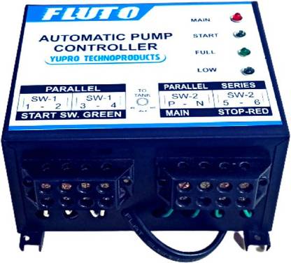 FLUTO Fully Automatic Water Level Controller and 2 Float sensors W001-D Wired Sensor Security System