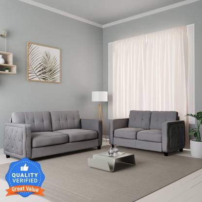 Flipkart Perfect Homes Ripley Fabric 3 + 2 Sofa Set