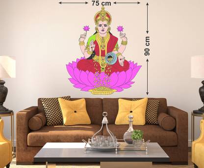 WALLSTIC GODDESS LAKSHMI DEVI STICKER
