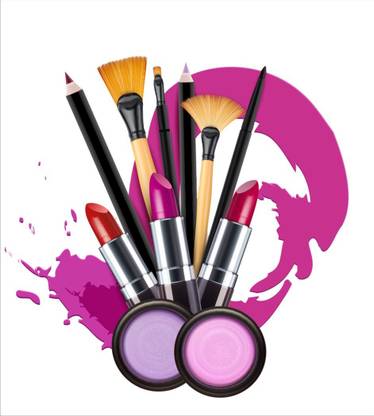 ARNDECOR 24 cm MACKUP TOOLS WALL STICKER Self Adhesive Sticker