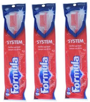 Formula SYSTEM MEDIUM TOOTHBRUSH Medium Toothbrush