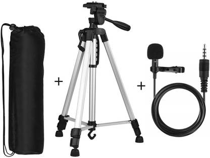 POZUB Best Buy Strong PZB-330A Lightweight Aluminum Camera Tripod with Carry Bag + Free Collar Microphone Universal Travelling Camera Stand for Phone and DSLR , SLR Action Camera With Three-Dimensional Head & Quick Release Plate spotting scope tripod Heavy Duty Professional Mobile Camera Holder Tripod, Monopod, Monopod Kit, Tripod Ball Head, Tripod Bracket, Tripod Clamp, Tripod Kit