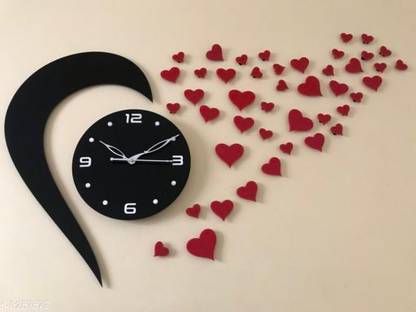 pwings Analog 28 cm X 28 cm Wall Clock