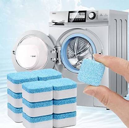 ALPHA Washing Machine Deep Cleaner Effervescent Tablet for All Company’s Machine, Descaling Powder Tablet for Perfectly Cleaning of Tub & Drum Stain Remover Washer Lavender (Pack of 5 Pcs)