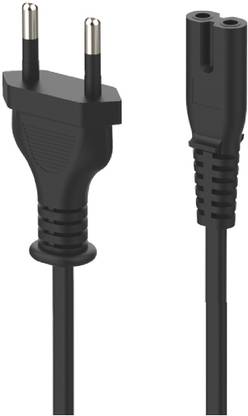 Tech-X Power Cord 1.2 m 4 Feet 2-pin Universal Replacement AC Power Cord High Quality Cable wire for LED TV, Printer, Play station, Laptop PC Notebook Computer, Tape Recorder, Camera