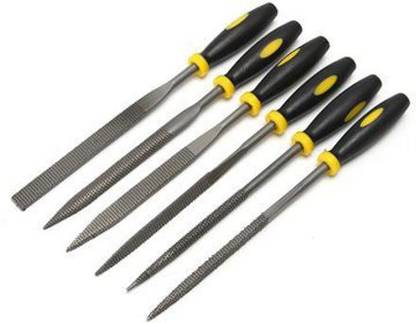 GHST 6pcs Mini Files Metal Filing Rasp Needle File Wood Tools Hand Woodworking Tool Set
