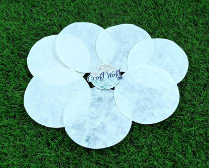CRAFTWAFT PREMIUM HANDMADE QUALITATIVE FILTER PAPER ROUND CIRCLES PACK OF 100 Filter Paper