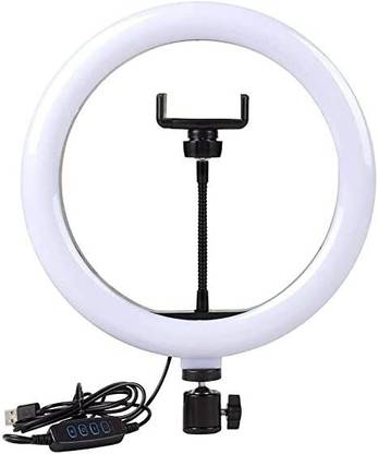 DONARON Right Plus 10" Inch LED Ring Light | Multicolour Lights | Makeup & Vlogging | Videography | Mobile Phone | All Cameras | Selfie | YouTube | Photo-Shoot | Video Shoot Ring Flash