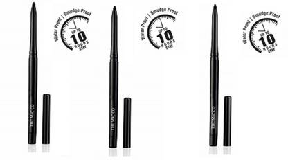 cosmetic city MAC EYE & LIP LINER BLACK EYE LINER AND LIP LINER PENCIL(pack of 3)