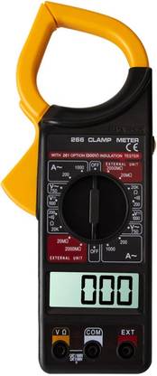 HU CREATIONS Digital Clamp Meter Ampere Meter Multimeter High Precision Clamp AC/DC Ohm Current Voltage Tester Voltmeter Digital Multimeter