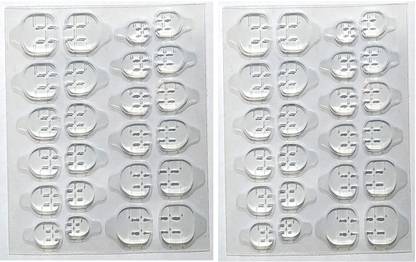 TBC Imported Quality 2 Sheet (48pcs) Double-sided Nail Tab Sticker, False Nail Glue Jelly Gel Tape Adhesive Tabs Nail Glue Transparent Flexible Adhesive Fake Nails Tabs sticker