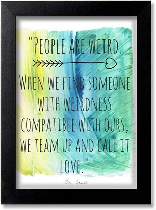 Blue Nexus Motivational Quote Inspirational Quote Room Poster Wall Poster with Wall Frame Wall Stickers Room Art Poster FBNWPQ340 Digital Reprint 12 inch x 9 inch Painting