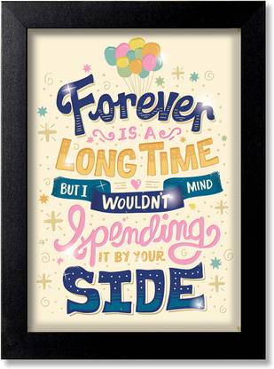 Blue Nexus Motivational Quote Inspirational Quote Room Poster Wall Poster with Wall Frame Wall Stickers Room Art Poster_FBNWPQ57 Digital Reprint 12 inch x 9 inch Painting