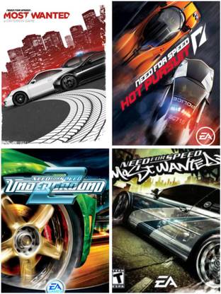 2CAP Need For Speed 4 In 1 Combo PC Games (Offline only) Complete Games. (COMPLETE GAMES)