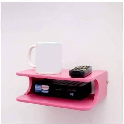HabibaArtGallery Wall TV set up box Stand & Wifi Stand MDF MDF (Medium Density Fiber) Wall Shelf