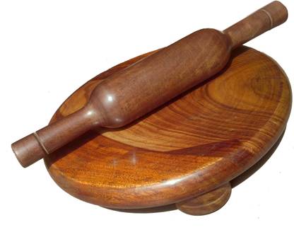 Stark Export House Roti Roller/Chakla/Rolling Pin Board/Roti Maker/Phulka Maker/Chapati Maker chakla/Marble Rolling Pin/Marble Belan for Kitchen. (Chakla Size: 10 Rolling Pin Size: 12 Inch Rolling Pin & Board