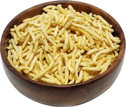 Yuvraj Food Product Lashun Ratlami Laung SEV Crispy & Spicy Bikaneri (Garlic ) NAMKEEN 400 gm