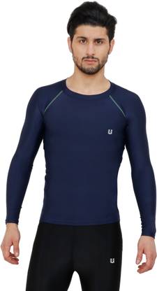 unbeatable Men Compression T-Shirt Top Plain For Gym Work out Men Compression