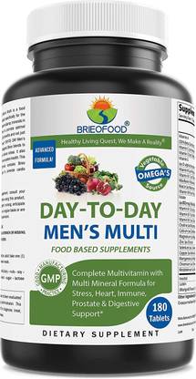 Brieofood Day-to-day Men's Multi Tablets, 180 Count