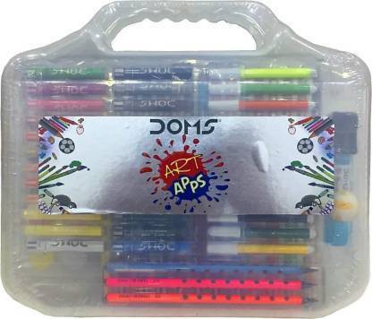 DOMS NEW Colouring Barbidhol Kit Combo Colors Box Color Pencil, Sketch Pens