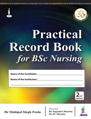 Practical Record Book for BSc Nursing