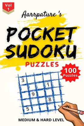 Pocket Sudoku Puzzle Game Book [ Medium &amp;amp; Hard Level ]