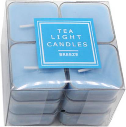 CraftQua Square Shaped Breeze Scented Tealight Candle Candle