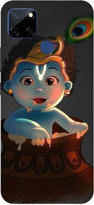 COVERJET Back Cover for Realme C12-LITTLE- KRISHNA- BAL- KRISHNA- KANHAIYA
