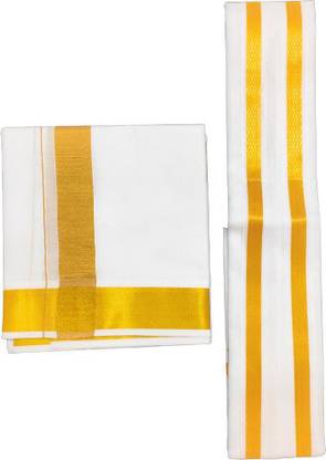 shershaan Solid Men Dhoti