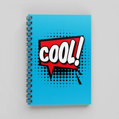 CrazyMuch Cool Comic Text Dialog A5 Note Book Unruled 160 Pages