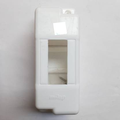 MILAP 1/2 WAY ELECTRICAL DISTRIBUTION / MCB BOX PVC -MATERIAL | SINGLE DOOR | PACK OF 2| Distribution Board