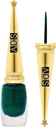 ADS Good Choice India Best Water Resistant Long-Lasting Glitter Eyeliner, Shade- Green 03, 6ml (ELNR101) 6 ml