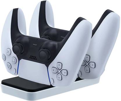 gamenophobia PS5 Controller Charging Dock Charging Station Dual Charger Stand and Type-C USB Cable for Playstation 5 Controller  Gaming Accessory Kit