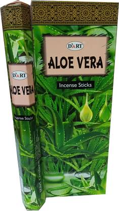 Quickcollection D'art Aloe Vera Incense Stick Pooja Aarti Meditation Long Lasting Fragrance