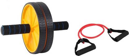 Fitness Reality FR Home Workout Fitness Ab Wheel And Toning tube Fitness Accessory Kit Kit