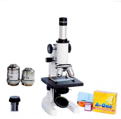 BEXCO Pathological Compound Student Monocular Microscope 675X Magnification with brass objectives