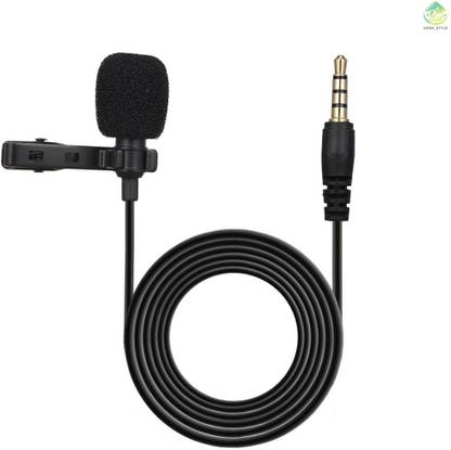 MOOZMOB Lavalier Microphone 3.5mm Collar Mic / Clip Mic / Lapel Mic for Video, ASMR, Youtube, Recording Microphone