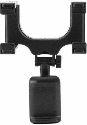 ANY KART Mobile Holder For Car All Side Rotation Mobile car Holder Mount Rear View Mirror Phone Holder Car Rear View Mirror Anti Shake Fall Prevention | Full Rotation Adjustable Car Mount Mobile Holder