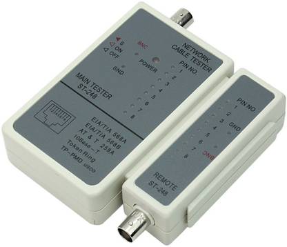 Etake ST-248 Multifunctional LAN UTP CAT5 CAT6 RJ45 Coaxial Cable and BNC Plugs Tester Network Interface Card