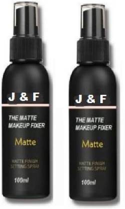 J & F LONG LASTING MAKEUP SETTING SPRAY FIXER Pack of 2 Primer  - 200 ml