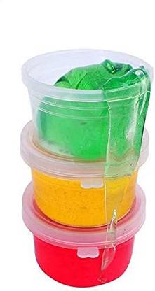 MSN Non Sticky Clay Slime &crafts Eductional toy Play&enjoy 6 pices