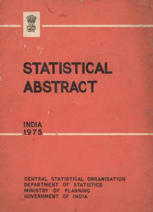 Statistical Abstract India 1975