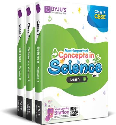 BYJU'S Most Important Concepts In Science CBSE Class 7 - Set Of 5 Books