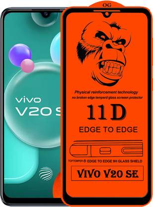 VILLA Edge To Edge Tempered Glass for VIVO V20 SE